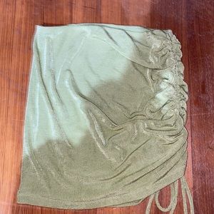 Green Scrunch Elodie Skirt